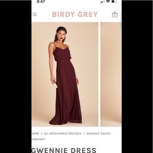 Birdy grey bridesmaid dress, worn once!
